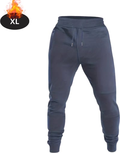 Livano Trainingsbroek Heren - Sportbroek - Trainingsbroek Lang - Trainingspak - Sportkleding - Hemelsblauw - XL