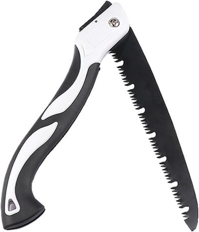 Opvouwbare Handzaag - Draagbare Zaag - Hout Bewerken - Ergonomische Grip - 22 Inch - Zwart