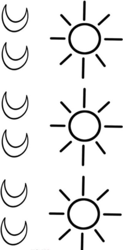 Tattoo Sun & Moon|Zon|Maan|Nep Tattoo|Plak Tattoo|Cabantis|Festival