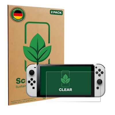 2 Stuks Screenprotector voor Nintendo Switch OLED-Modell - Hoogwaardige Beschermfolie transparant