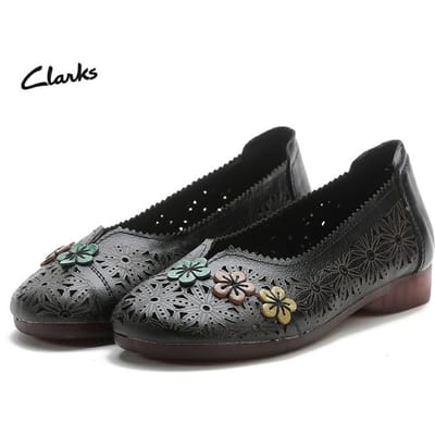 Zomer Toplaag Koeienhuid Platte Zool Casual Rundspees Zolen Damesschoenen Etnische Stijl Echt Leer Holle Sandalen Dames Moederschoenen 41 gray