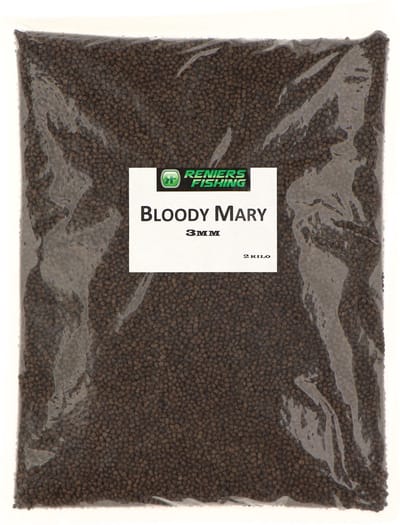 Reniers Fishing Bloody Mary Pellets 2 kg – Karper & Brasem Pellets - Maat : 5mm