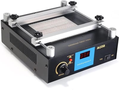 Voorverwarmingsstation - Soldeerstation Digitaal - PCB Reparatie - Nauwkeurige Temperatuur - 120x120 mm - Grijs