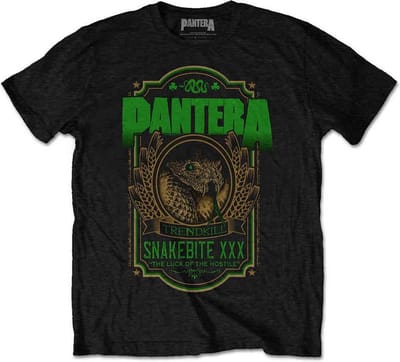 Pantera - Snakebite XXX Label Heren T-shirt - L - Zwart