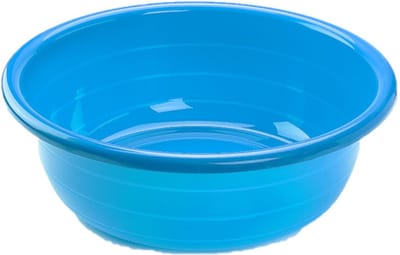 Plasticforte Teiltje - 20 liter - rond - blauw - afwasbak - 49 x 17 cm - afwasteil