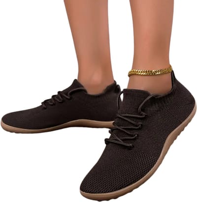 Bovista Barefoot Schoenen - Waterschoenen - Aquashoes - Afzwemschoenen - Zwemles - Dames & Heren - Fitness - Sportschoenen - Donkerbruin - Maat 36