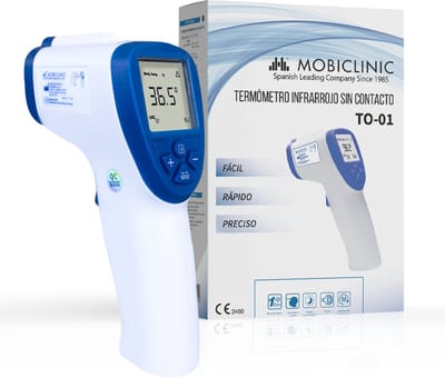 Mobiclinic - Infrarood thermometer - Zonder contact - Blauw - TO-01
