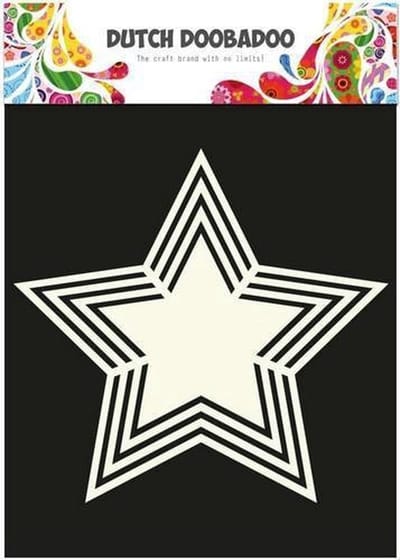 Dutch Doobadoo - Dutch Shape Art - Star 5 point A4