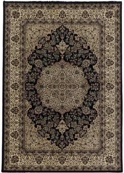 Bukhara – Klassiek Vloerkleed – Zwart