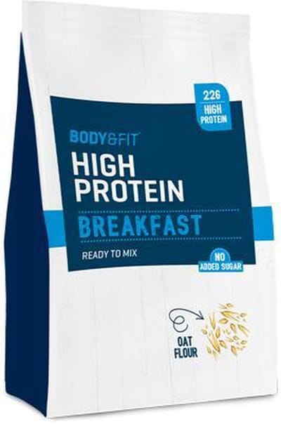 Body & Fit High Protein Breakfast - Maaltijdshake - Havermout - Eiwitshake / Proteine Poeder - Banaan - 990 gram (18 shakes)