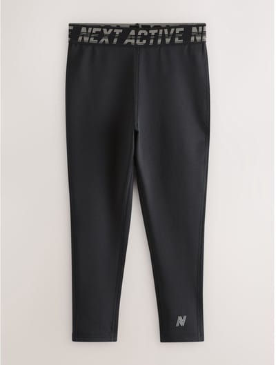 Next - Jongens - Leggings basislaag - Zwart
