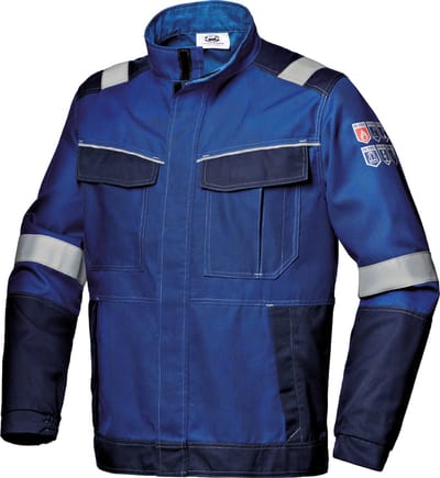 SIR SAFETY POLYTECH PLUS 2 2 Gevoerde Werkjas HEREN Veiligheidsjas Blauw - Vlamvertragend - Antistatisch - Reflecterende Band