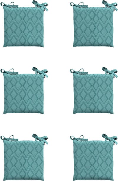 Madison - Zitkussen - Universeel - 6x - 46x46cm - Outdoor Graphic Blue
