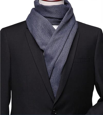 Sjaal Heren - Mannen - Blue Edition - 190 cm