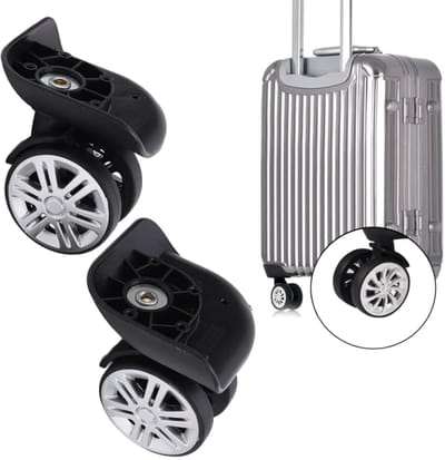 2 stuks universele reservewielen voor koffers en bagage