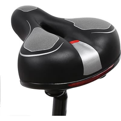 Vélo de Route de Montagne Selle Souple Creuse Confortable Antichoc Remplacement de Selle de Vélo gray