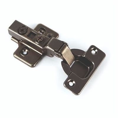Zwart Softclose scharnier middenwand 110°