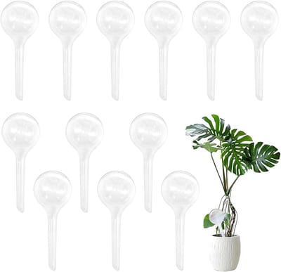 Plant Watergevers - Irritatie Ballen - Planten Water Geven - Automatische Druppelirrigatie - 13 x 5 cm - Transparant