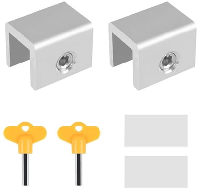 Dailygoods - Set van 2 Verstelbare Raamsloten voor Veiligheid