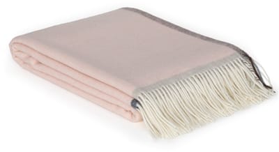 Most - Plaid Milano rosa orlo - 90% Merino wol, 10% Kasjmier wol - 140 x 200 cm - roze