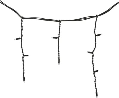Luca Lighting - Snoer extra Icicle Luca Connect XP lengte 2 meter hoogte 100 cm met 100 lampjes - Warm wit