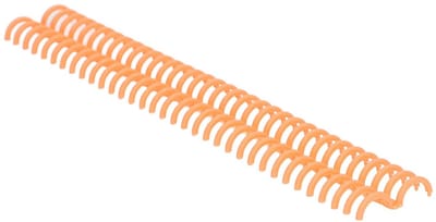 Dailygoods- Bindende Kam - 10 Stuks - 34 Gaten - 15mm Binnendiameter - Polypropyleen - Grote Capaciteit 120 Vellen - Bindstrip