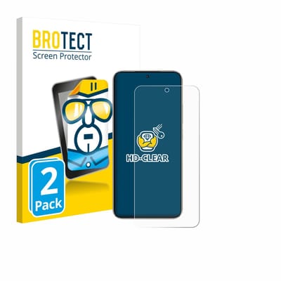 BROTECT - Screenprotector voor Honor X70i - Folie Beschermfolie transparant 2 Stuks