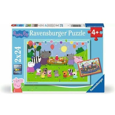 Ravensburger Peppa Pig 2x24 stukjes Kinderpuzzels