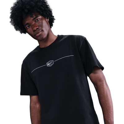 Nike M90 T-shirts Heren - Zwart - Maat M - Katoen Jersey