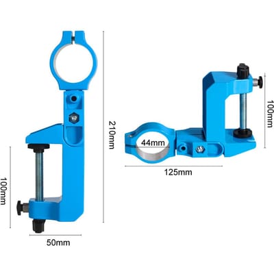 Support de fixation pour perceuse électrique 360 degrés Réglable Universel Rotatif Support de fixation Perceuse à main Meuleuse électrique multicolore