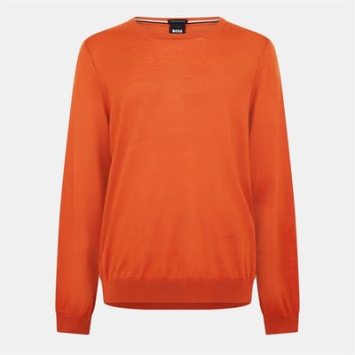 Hugo Boss Heren Leno-P Trui (Donker Oranje)