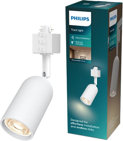 Philips EasyLink Shea - Spot - GU10 fitting - Maximaal wattage: 7W - Wit - Railverlichting