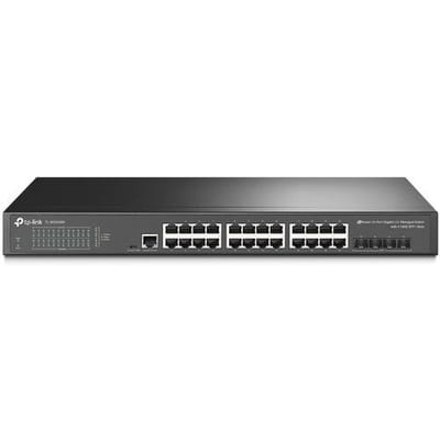 TP-Link TL-SG3428X JetStream 24-Port Gigabit L2+ Managed Switch with 4 10GE SFP+ Slots
