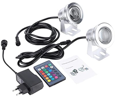 10W Onderwater LED Spotlicht voor Vijver en Zwembad - Waterdichte RGB Lamp met Afstandsbediening