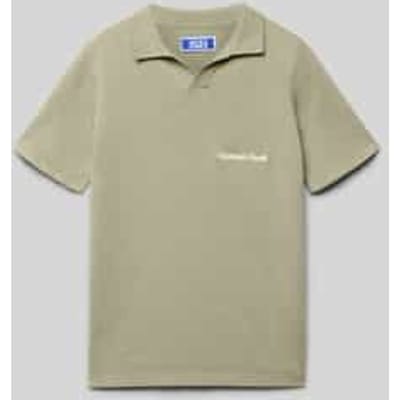Regular fit Poloshirt met Gestikt logo Model 'Rebro'