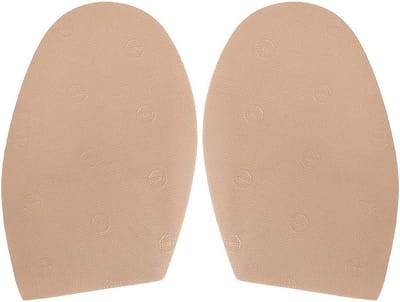 1 Paar Vervangende Halve Zolen van Rubber, Reparatie Zolen voor Schoenen, Antislip Beschermers, Licht van Kleur, Duurzaam en Comfortabel