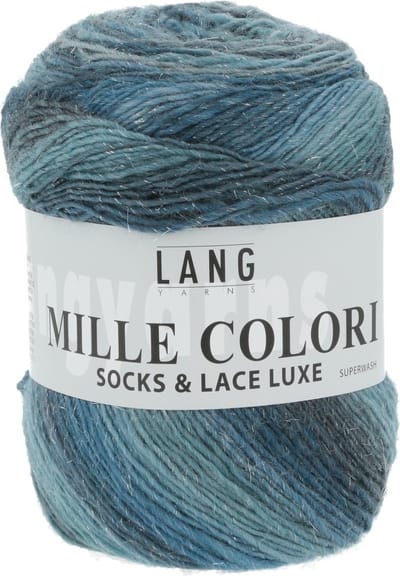 Lang Yarns Mille Colori Socks & Lace Luxe - 78 avondlucht - Wol Garen