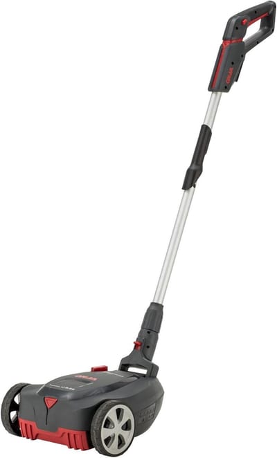 Accu Mulchmaaier - Elektrische grasmaaier - Gazon Onderhoud - Ecologische meststof - 22 cm maaibreedte - Grijs Zilver Rood