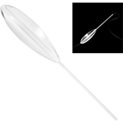 5 pièces Plastique Transparent Casting Bombarda Flotteurs Flottants Pêche à la Mouche Spinning 5g 10g 15g 20g 10g / 0.4oz white