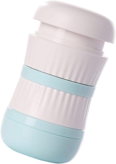 Pillensnijder met vergruizer - pillensnijder en opbergdoos - voor kleine en grote tabletten - draagbaar voor ouderen, kinderen, huisdieren en reizen - blauw