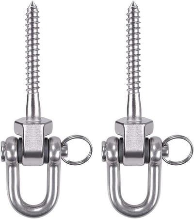 Heavy Duty Swing Plafondbeugels - 800 kg Capaciteit, Perfect voor Schommels en Hangmatten
