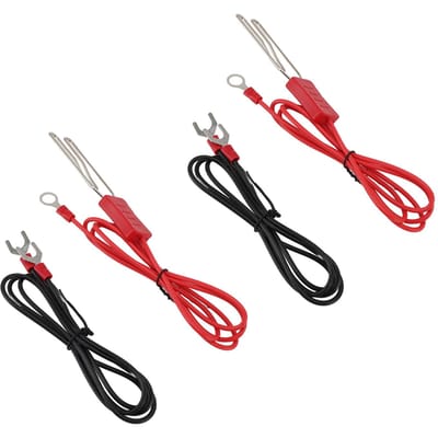 2 Sets Elektrische Tape Connectoren Veeboerderij Hek Roestvrijstalen Haak Connector M8 Terminal Accessoireset red