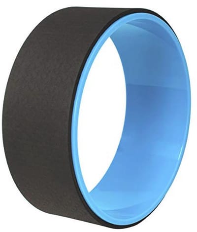 Yogawiel - Backbend Wiel Dharma Wiel - Flexibiliteit Verbeteren - 300 lbs Gewichtscapaciteit - 3175 x 127 cm - Blauw
