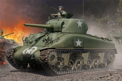 Trumpeter Modelbouwpakket Militaire voertuigen - 61617 Sherman M4A1 Medium Tank - Late Plastic - 1:16 - Modelbouw