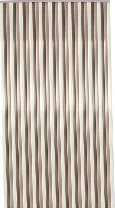 2LIF Aruba Bruin-Beige-Wit Vliegengordijn deur - 90 x 200 cm