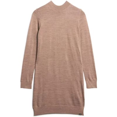 Superdry - Gebreide Mernio jurk met lange mouwen - Dames - Jurken