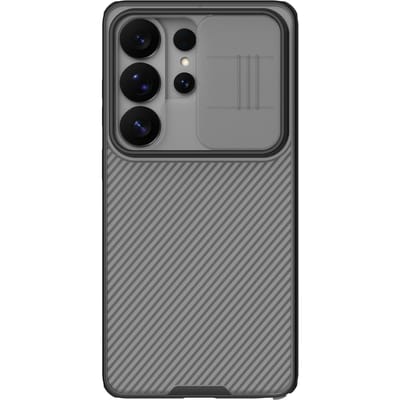Nillkin CamShield Hoesje Geschikt voor Samsung Galaxy S26 Ultra - Back Cover met Camera Slider - Extra Camera Bescherming - Transparant Zwart