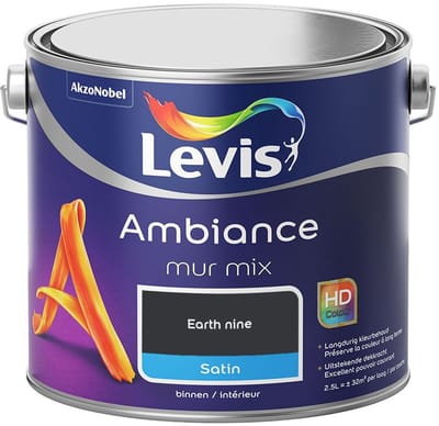Levis - Ambiance Mur Satin Mix - Earth Nine - Mengverf - 2,5 L