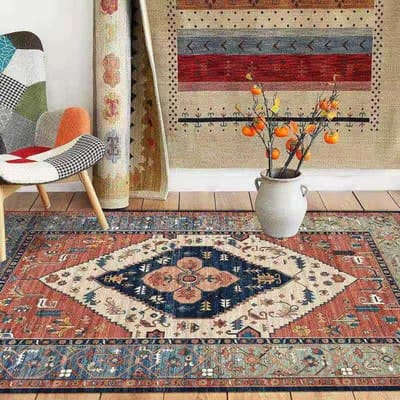 Boheems tapijt Europees slaapkamer retro woonkamer salontafel vloertapijt etnische stijl woondecoratie tapijt 50x160cm