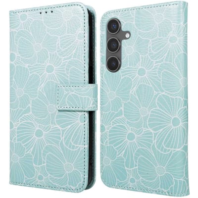 imoshion Hoesje - Geschikt voor Samsung Galaxy S25 FE - Design Bookcase smartphone - Botanica